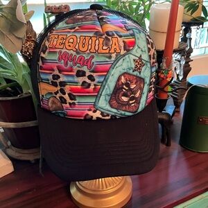 Tequila Squad Trucker Hat NWOT